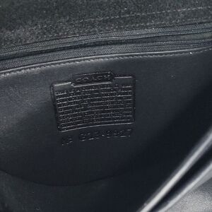 Coach Men's Black Leather Bag